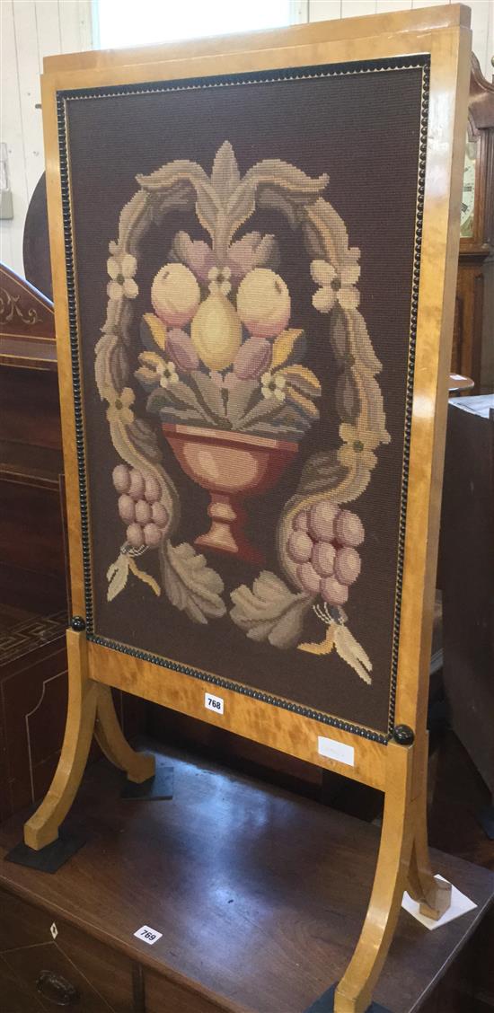 Tapestry fire screen